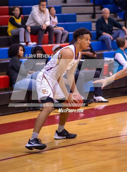 Thumbnail 2 in Salpointe Catholic vs. St. Patrick-St. Vincent  (Visit Mesa Basketball Challenge) photogallery.