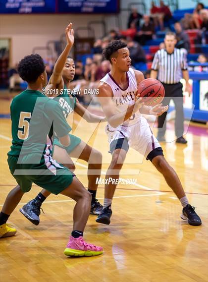 Thumbnail 2 in Salpointe Catholic vs. St. Patrick-St. Vincent  (Visit Mesa Basketball Challenge) photogallery.