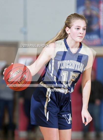 Thumbnail 2 in Johnsonburg vs. Vincentian Academy (PIAA A First Round Playoff) photogallery.