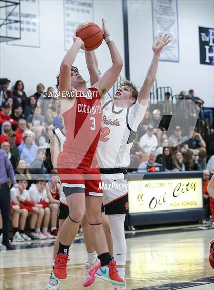Thumbnail 1 in Cochranton vs Rocky Grove (PIAA D10 1A Semifinal) photogallery.