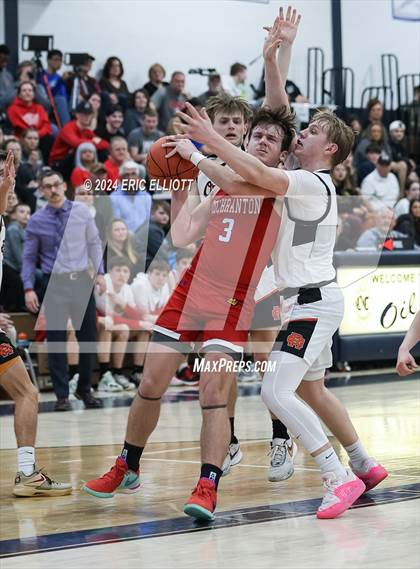 Thumbnail 2 in Cochranton vs Rocky Grove (PIAA D10 1A Semifinal) photogallery.