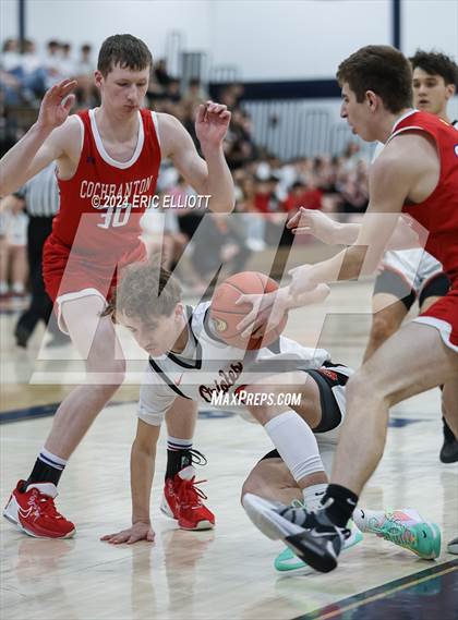 Thumbnail 2 in Cochranton vs Rocky Grove (PIAA D10 1A Semifinal) photogallery.