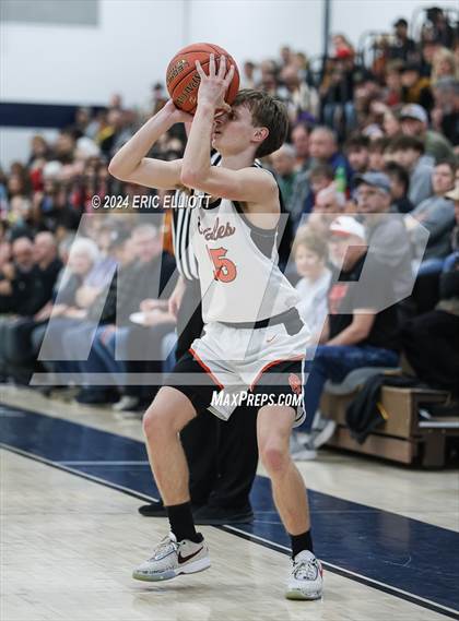 Thumbnail 2 in Cochranton vs Rocky Grove (PIAA D10 1A Semifinal) photogallery.