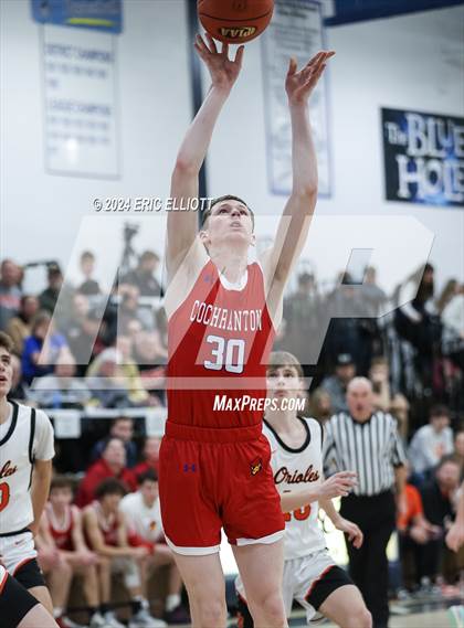 Thumbnail 3 in Cochranton vs Rocky Grove (PIAA D10 1A Semifinal) photogallery.