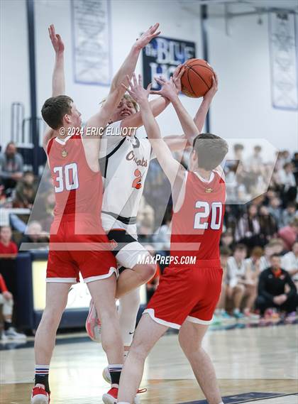 Thumbnail 2 in Cochranton vs Rocky Grove (PIAA D10 1A Semifinal) photogallery.