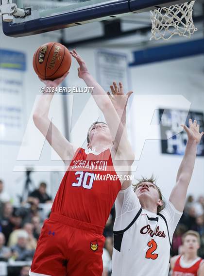 Thumbnail 3 in Cochranton vs Rocky Grove (PIAA D10 1A Semifinal) photogallery.