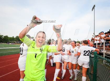 Thumbnail 3 in Stoney Creek vs Rochester (MHSAA D1 District Final) photogallery.