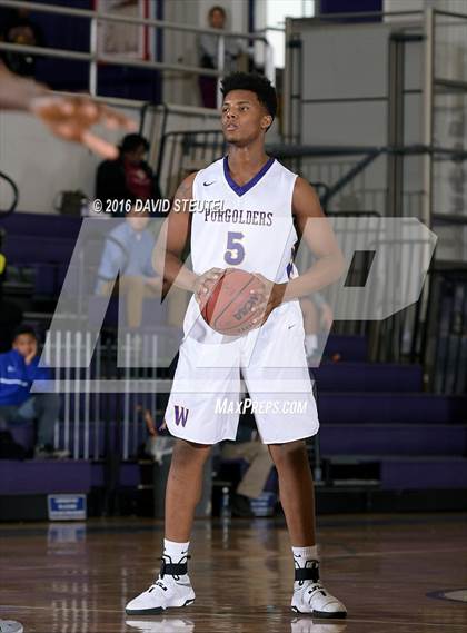 Thumbnail 3 in Lathrop vs. Washington (St. Hope Elite Classic) photogallery.