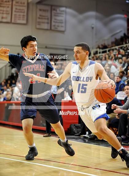 Thumbnail 2 in Archbishop Stepinac vs Archbishop Molloy (CHSAA Intersectional Semifinal Playoff) photogallery.