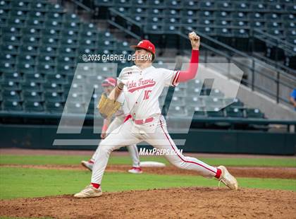 Thumbnail 1 in Los Fresnos vs. Lake Travis (UIL Region IV 6A Baseball Regional Semifinal) photogallery.