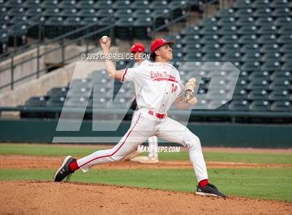 Thumbnail 2 in Los Fresnos vs. Lake Travis (UIL Region IV 6A Baseball Regional Semifinal) photogallery.