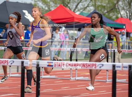 Thumbnail 1 in CHSAA Track and Field Championships (Girls 100 Meter Hurdle Finals) photogallery.