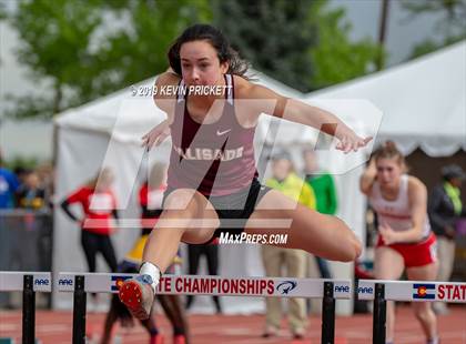 Thumbnail 2 in CHSAA Track and Field Championships (Girls 100 Meter Hurdle Finals) photogallery.