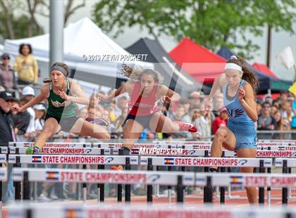 Thumbnail 1 in CHSAA Track and Field Championships (Girls 100 Meter Hurdle Finals) photogallery.