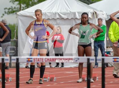 Thumbnail 2 in CHSAA Track and Field Championships (Girls 100 Meter Hurdle Finals) photogallery.