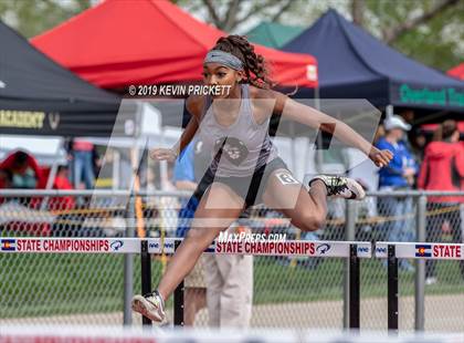 Thumbnail 2 in CHSAA Track and Field Championships (Girls 100 Meter Hurdle Finals) photogallery.