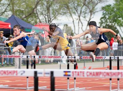 Thumbnail 3 in CHSAA Track and Field Championships (Girls 100 Meter Hurdle Finals) photogallery.