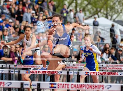 Thumbnail 1 in CHSAA Track and Field Championships (Girls 100 Meter Hurdle Finals) photogallery.