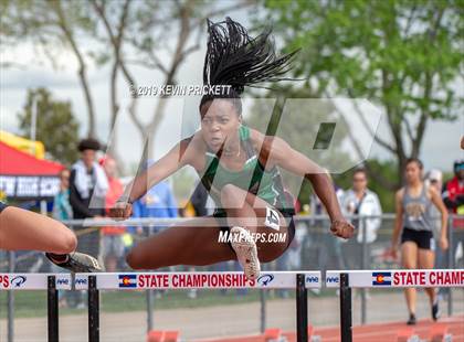 Thumbnail 2 in CHSAA Track and Field Championships (Girls 100 Meter Hurdle Finals) photogallery.