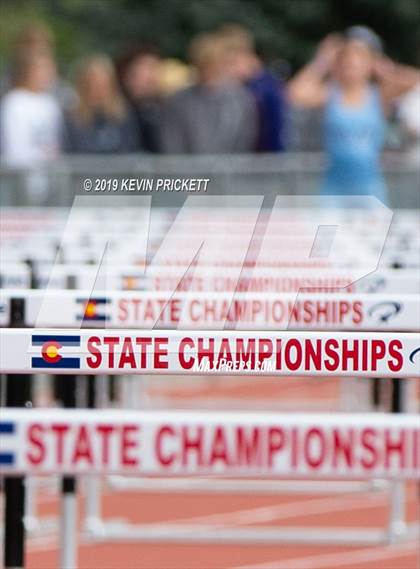 Thumbnail 1 in CHSAA Track and Field Championships (Girls 100 Meter Hurdle Finals) photogallery.