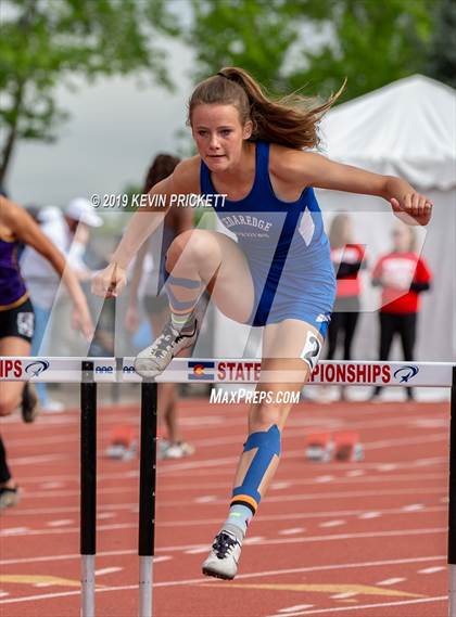 Thumbnail 1 in CHSAA Track and Field Championships (Girls 100 Meter Hurdle Finals) photogallery.