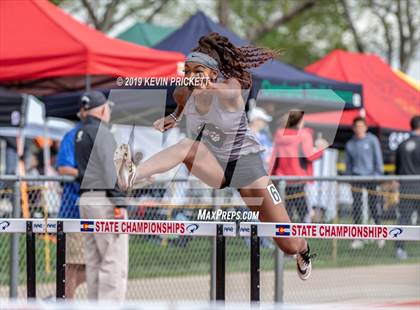 Thumbnail 3 in CHSAA Track and Field Championships (Girls 100 Meter Hurdle Finals) photogallery.