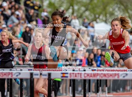 Thumbnail 1 in CHSAA Track and Field Championships (Girls 100 Meter Hurdle Finals) photogallery.