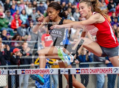 Thumbnail 2 in CHSAA Track and Field Championships (Girls 100 Meter Hurdle Finals) photogallery.