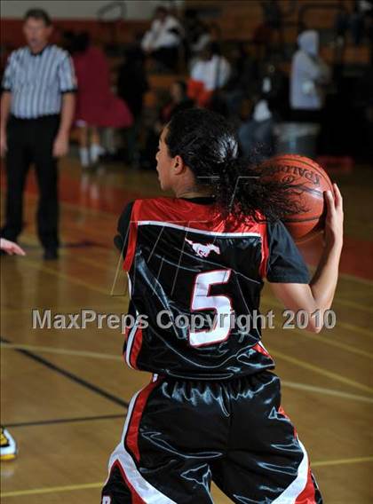 Thumbnail 3 in Yucca Valley vs. Rancho Verde (Lady Bears Holiday Classic Semi Finals) photogallery.
