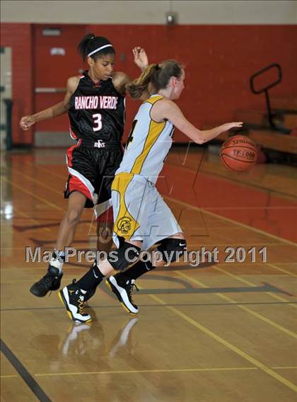 Thumbnail 2 in Yucca Valley vs. Rancho Verde (Lady Bears Holiday Classic Semi Finals) photogallery.