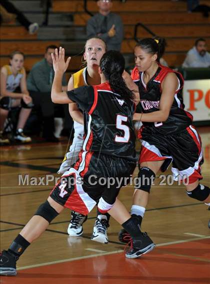 Thumbnail 2 in Yucca Valley vs. Rancho Verde (Lady Bears Holiday Classic Semi Finals) photogallery.