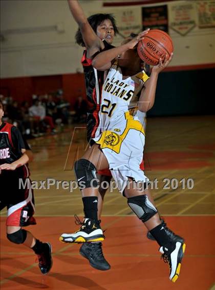 Thumbnail 2 in Yucca Valley vs. Rancho Verde (Lady Bears Holiday Classic Semi Finals) photogallery.