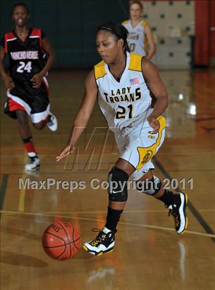 Thumbnail 3 in Yucca Valley vs. Rancho Verde (Lady Bears Holiday Classic Semi Finals) photogallery.