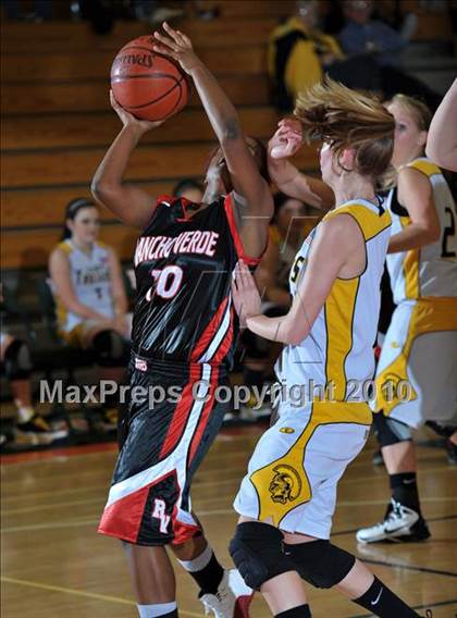 Thumbnail 2 in Yucca Valley vs. Rancho Verde (Lady Bears Holiday Classic Semi Finals) photogallery.