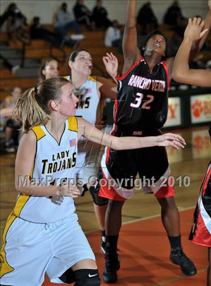 Thumbnail 1 in Yucca Valley vs. Rancho Verde (Lady Bears Holiday Classic Semi Finals) photogallery.