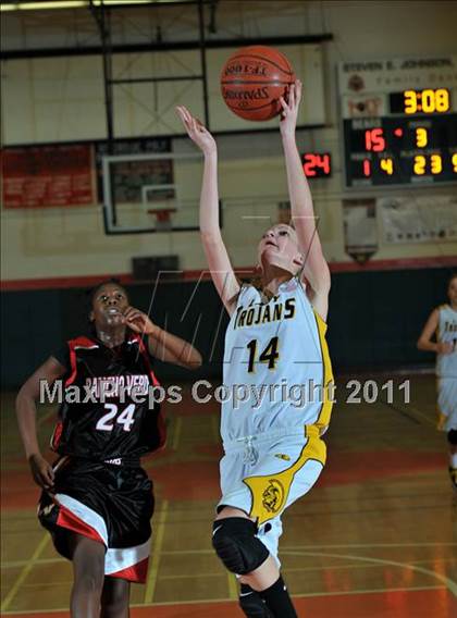 Thumbnail 3 in Yucca Valley vs. Rancho Verde (Lady Bears Holiday Classic Semi Finals) photogallery.