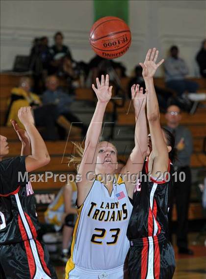 Thumbnail 3 in Yucca Valley vs. Rancho Verde (Lady Bears Holiday Classic Semi Finals) photogallery.