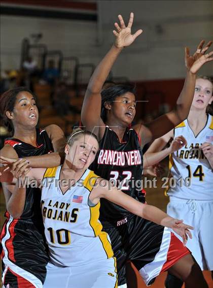 Thumbnail 2 in Yucca Valley vs. Rancho Verde (Lady Bears Holiday Classic Semi Finals) photogallery.