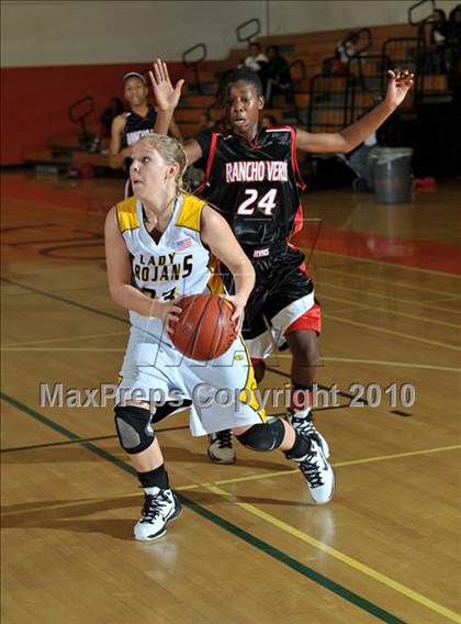 Thumbnail 3 in Yucca Valley vs. Rancho Verde (Lady Bears Holiday Classic Semi Finals) photogallery.