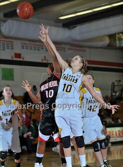 Thumbnail 2 in Yucca Valley vs. Rancho Verde (Lady Bears Holiday Classic Semi Finals) photogallery.