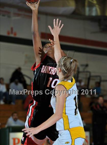 Thumbnail 1 in Yucca Valley vs. Rancho Verde (Lady Bears Holiday Classic Semi Finals) photogallery.