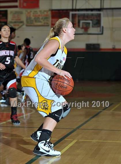 Thumbnail 2 in Yucca Valley vs. Rancho Verde (Lady Bears Holiday Classic Semi Finals) photogallery.