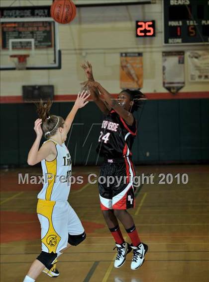 Thumbnail 2 in Yucca Valley vs. Rancho Verde (Lady Bears Holiday Classic Semi Finals) photogallery.