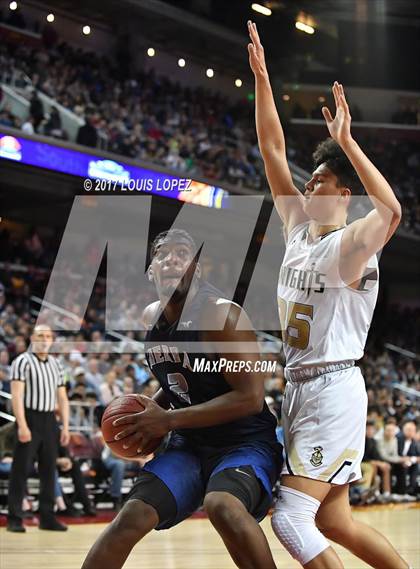 Thumbnail 1 in Sierra Canyon vs. Bishop Montgomery (CIF SS Playoff Open DIV Semi Final) photogallery.