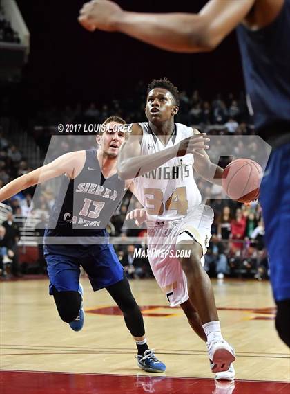 Thumbnail 2 in Sierra Canyon vs. Bishop Montgomery (CIF SS Playoff Open DIV Semi Final) photogallery.