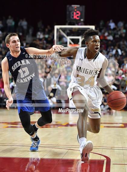 Thumbnail 3 in Sierra Canyon vs. Bishop Montgomery (CIF SS Playoff Open DIV Semi Final) photogallery.