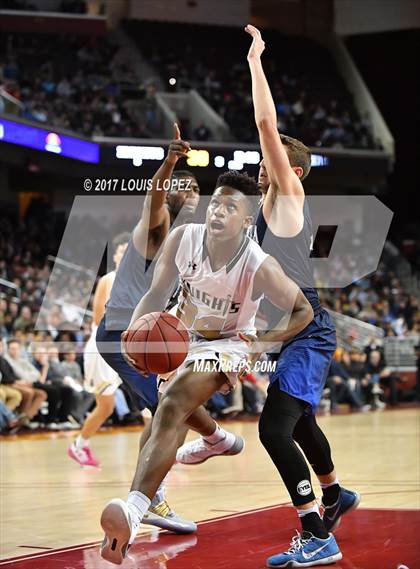Thumbnail 1 in Sierra Canyon vs. Bishop Montgomery (CIF SS Playoff Open DIV Semi Final) photogallery.