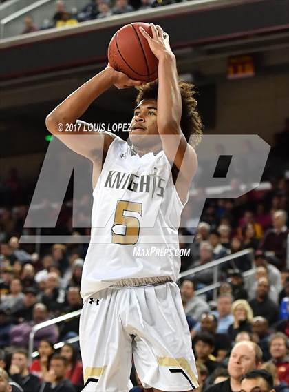 Thumbnail 1 in Sierra Canyon vs. Bishop Montgomery (CIF SS Playoff Open DIV Semi Final) photogallery.
