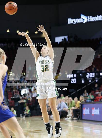 Thumbnail 2 in Pius X vs. North Platte (NSAA Class A Quarterfinal)  photogallery.