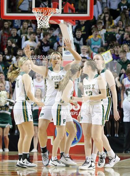 Thumbnail 2 in Pius X vs. North Platte (NSAA Class A Quarterfinal)  photogallery.